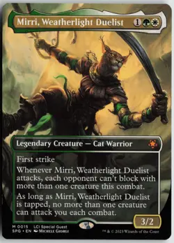 Mirri, Weatherlight Duelist (Borderless) regular M Special Guests 15 Near Mint - Image 1