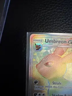 Umbreon GX 154/149 Sun & Moon Base Set 2017 Secret Rainbow Pokemon Card TCG - Image 4