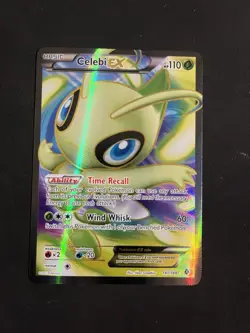 Celebi EX - 141/149 - Pokemon Boundaries Crossed Black White Full Art Card - Image 1