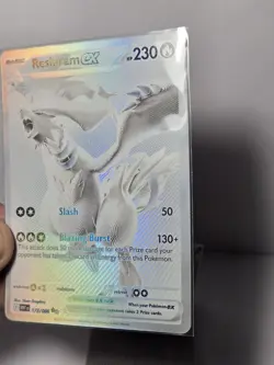 2025 Pokemon EN Trading Card White Flare Reshiram EX 173/086 Black White Rare NM - Image 3
