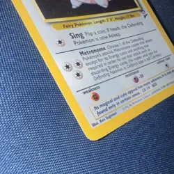 Pokemon Clefairy Base Set 2 Holo Rare 6/130 Basic 40 HP English Wizards - Image 5