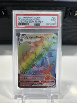 2021 Pokemon SWSH FA/Gyarados Vmax Evolving Skies Secret - Image 1