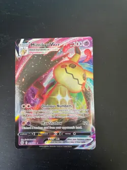 Pokemon TCG Mimikyu VMAX Brilliant Stars 069/172 Holo Ultra Rare - Image 1