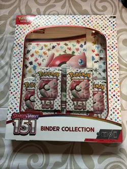 Pokemon TCG Scarlet & Violet - 151 Binder Collection - 4 Packs 820650853142 - Image 1