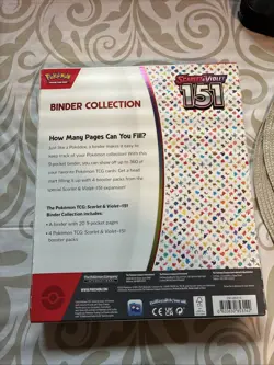 Pokemon TCG Scarlet & Violet - 151 Binder Collection - 4 Packs 820650853142 - Image 2