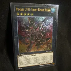 Yugioh Number C101: Silent Honor DARK LVAL-EN046 1st Edition Ultimate Rare NM+ - Image 1