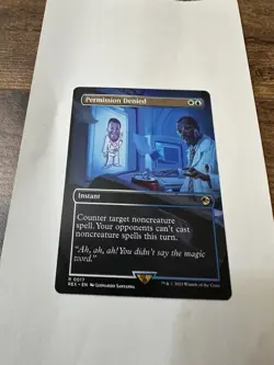 MTG Permission Denied (Borderless) Universes Beyond Card #17 - Image 1