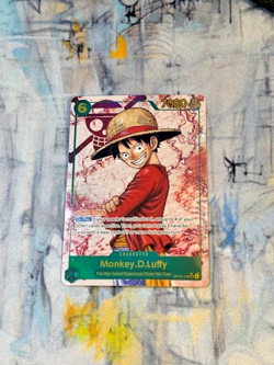 Monkey D. Luffy OP13-118 SEC Alt Art One Piece Carrying On His Will English NM - Image 1