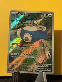Pokemon Snorlax TCG 51 SVP Scarlet Violet Promo Holo Card Sealed - Image 1