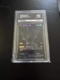 Pokemon TCG Zekrom EX 172/086 Black Bolt Ace 10 Gem Mint Perfect Subgrades - Image 1