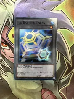 OP17-EN026 Ice Barrier Token Super Rare Unlimited Edition NM Yugioh Card - Image 1