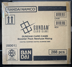 SEALED BOOSTER BOX CASE Newtype Rising GD01 Gundam Card Game - Image 1