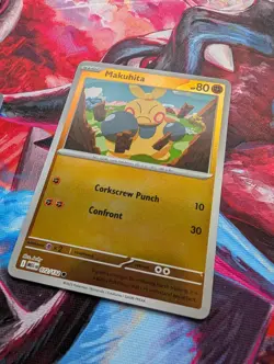 Makuhita/Hariyama Pokemon Card Playset, 072/132 Reverse Holo, 073/132 Holo - Image 2