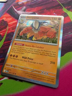 Makuhita/Hariyama Pokemon Card Playset, 072/132 Reverse Holo, 073/132 Holo - Image 3