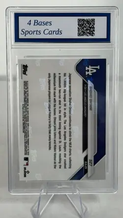 2024 Topps Now Shohei Ohtani L.A. Dodgers 1,000th Major League Hit Gem Mint 10! - Image 2
