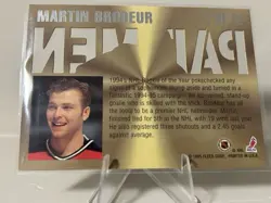Martin Brodeur 1995-96 Fleer Ultra #2 Premier Padmen New Jersey Devils - Image 2