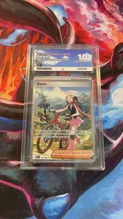 Dawn 129/094 Special Illustration Rare ACE 10 Phantasmal Flames Pokemon TCG - Image 1
