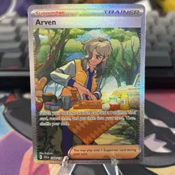 Pokemon TCG Scarlet & Violet Arven 249/198 Special Illustration Rare Card - Image 3