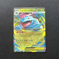 Mega Venusaur ex 003/132 Mega Evolutions Ultra Rare Pokemon Card - Image 1