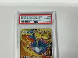 Pokemon Card Moltres Zapdos Articuno GX 102/173 Tag Team PSA 10 GEM MINT - Image 4
