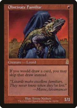 Obstinate Familiar Odyssey NM Red Rare MAGIC THE GATHERING MTG CARD ABUGames - Image 1