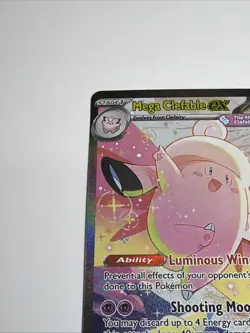 Mega Clefable ex 119/108 + Clefairy IR 094/091 Pokemon Card Lot NM - Image 3