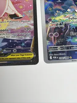 Mega Clefable ex 119/108 + Clefairy IR 094/091 Pokemon Card Lot NM - Image 5