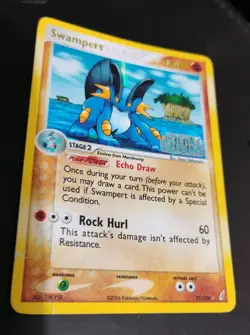 Swampert Pokemon card. 120 HP. 2006. 27/100. - Image 1