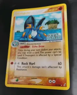 Swampert Pokemon card. 120 HP. 2006. 27/100. - Image 2