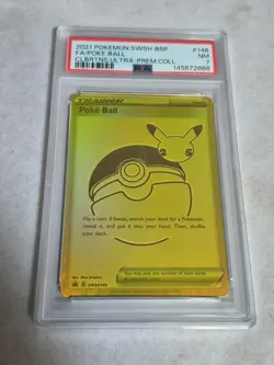 2021 Poke Ball SWSH146 SWSH: Sword & Shield Promo Cards Holo PSA 7 - Image 1