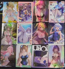 Spicy 12 card mixed Lot Liquid Fantasy Senpai Goddess Haven Waifu Story Anime - Image 1