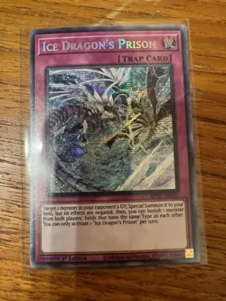 Ice Dragon's Prison - MP21-EN155 - Prismatic Secret Rare - 1st - NM Yugioh Card - Image 1