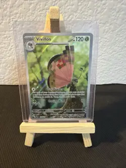 Pokemon TCG Vivillon Full Art Illustration Rare Surging Sparks Holo Card 193/191 - Image 1