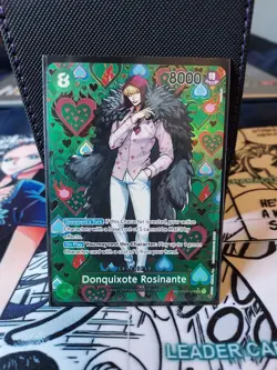 Bandai Donquixote Rosinante Special Foil Character Card OP04-119 One Piece CCG - Image 1