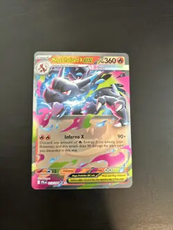 Mega Charizard X ex 013/094 Double Rare 2025 Phantasmal Flames Pokemon Card NM - Image 1