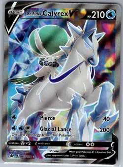 Ice Rider Calyrex V (Full Art) 163/198 Chilling Reign - Pokemon Card - NM - Image 1