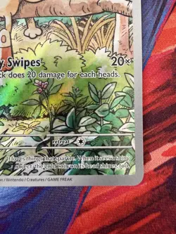 Pokemon Meowth 106/094 Prismatic Evolutions Illustration Rare Basic Card 70 HP - Image 5