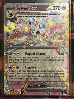 Pokemon TCG Sylveon EX Surging Sparks Holo Double Rare Card #086/191 NM - Image 1