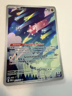 Pokemon TCG Minior Card 201/182 Paradox Rift Holo Illustration Rare NM Condition - Image 1