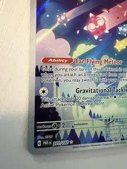 Pokemon TCG Minior Card 201/182 Paradox Rift Holo Illustration Rare NM Condition - Image 2