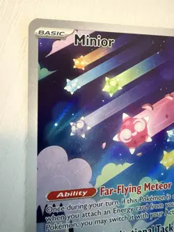 Pokemon TCG Minior Card 201/182 Paradox Rift Holo Illustration Rare NM Condition - Image 3