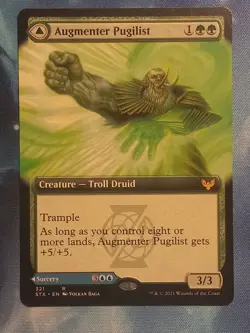 MTG Augmenter Pugilist (Extended Art) – Strixhaven: School of Mages Card # 321 - Image 1