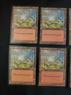 10x 341 Mountain Ice Age Mixed Condition Magic The Gathering MTG Tcg See Pics - Image 2