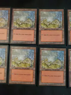 10x 341 Mountain Ice Age Mixed Condition Magic The Gathering MTG Tcg See Pics - Image 3