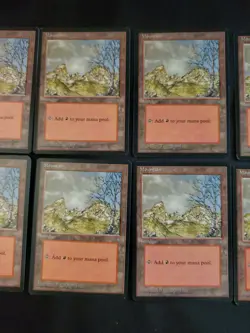 10x 341 Mountain Ice Age Mixed Condition Magic The Gathering MTG Tcg See Pics - Image 4