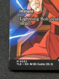 MTG Lightning Bolt Borderless Regular M 0032 TLE Avatar Eternal Legal NM - Image 2