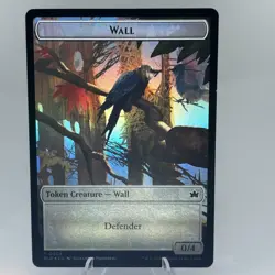 Intrepid Rabbit Token + Wall Token - Double-Sided Token - Bloomburrow - Foil - Image 2