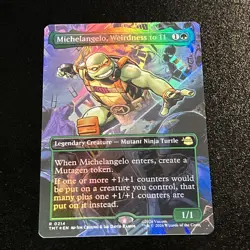 Michelangelo, Weirdness to 11 (Borderless) Teenage Mutant Ninja Turtles Foil - Image 1