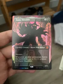 MTG Teenage Mutant Ninja Turtles-Super Shredder Rare Foil M0217 - Image 1