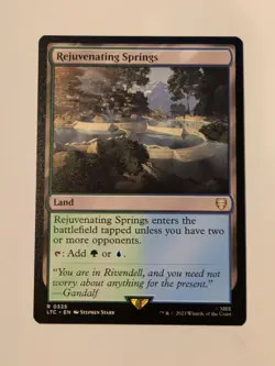 Rejuvenating Springs Commander: The Lord of the Rings: LTC Normal NM - Image 1